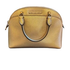 Michael Kors Gold Mini Satchel